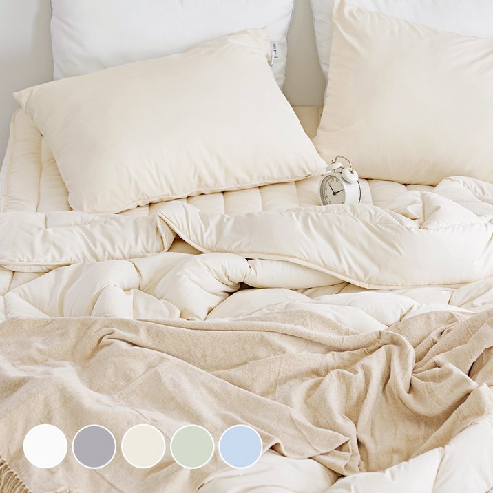 디오프 간절기여름 향균 알러지케어 먼지없는 차렵이불 세트