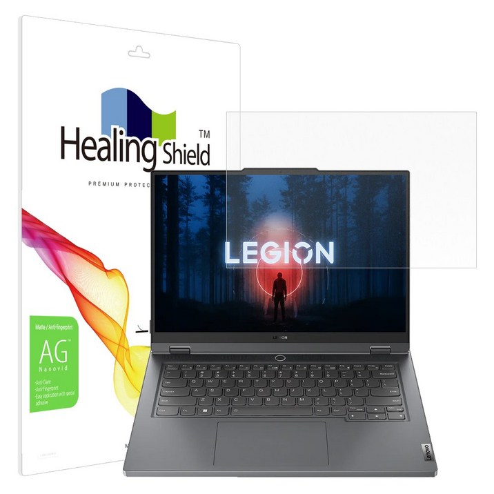 힐링쉴드 레노버 리전 슬림5 14APH R7 4060 Plus 저반사 액정보호필름, 1개