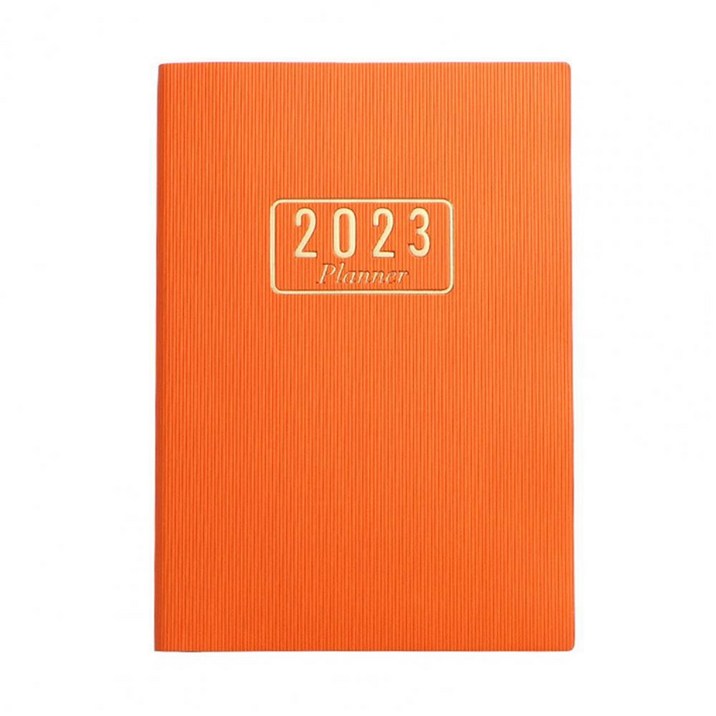일정 책 프리미엄 종이 부드러운 쓰기 인조 가죽 커버 a5 2022 시간 관리 학생 일일 플래너 노트북