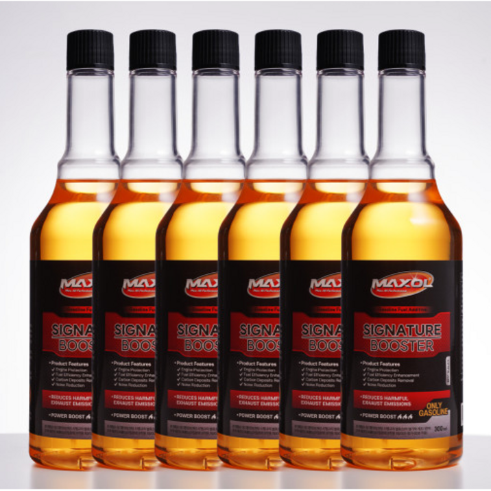 맥쏠 시그니처 부스터 연료첨가제 가솔린 휘발유 300ml, 6개, 가솔린휘발유 맥쏠 시그니처 부스터 연료첨가제 가솔린 휘발유 300ml, 6개, 가솔린휘발유