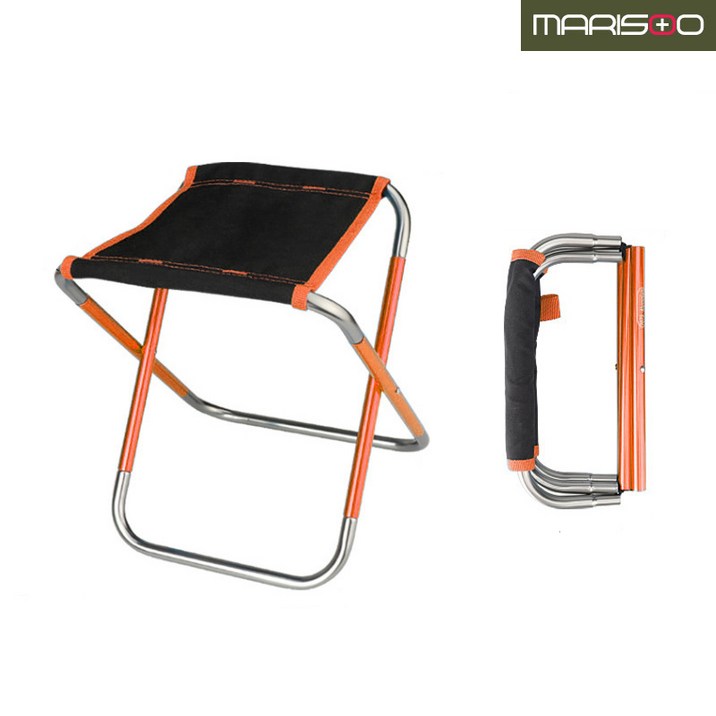 휴대용 접이식 낚시 캠핑 등산 초경량 분리형 포켓 미니 의자 다용도 야외 체어 알루미늄소재, 1개 7645324654