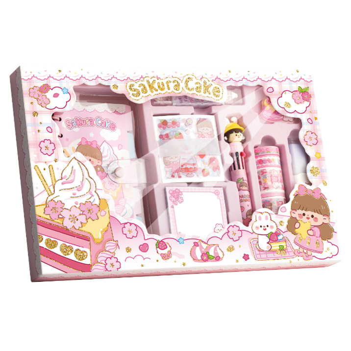 라인블루 다이어리 꾸미기 세트 4종