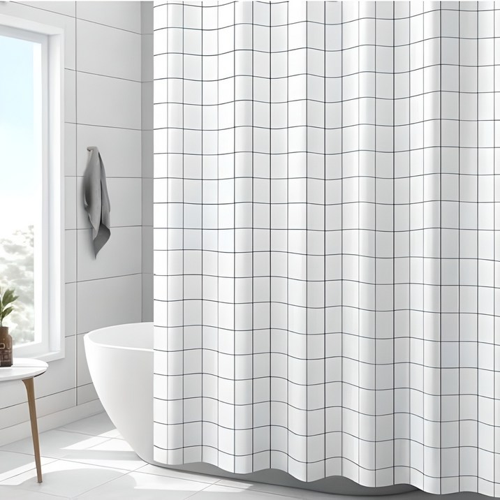 바코젤 방수 샤워 커튼