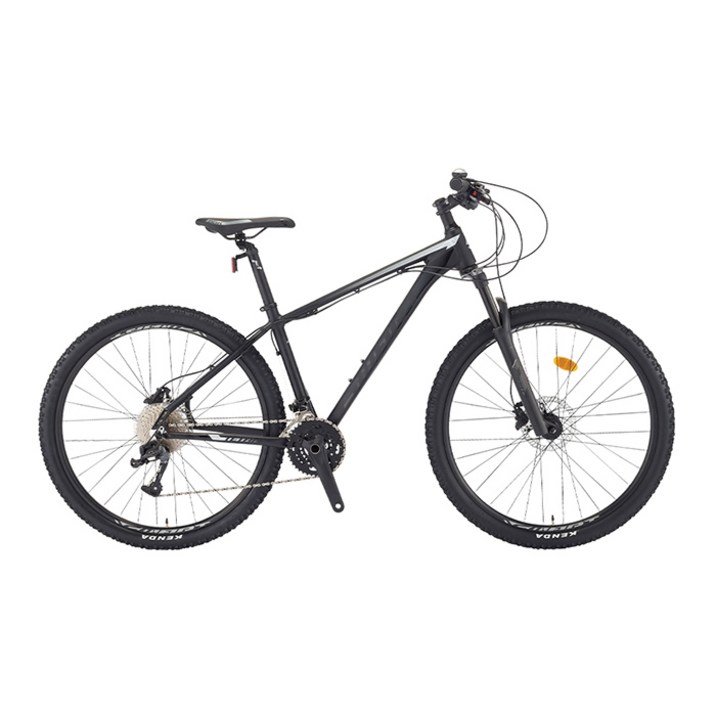스마트자전거 테트라 7XX MTB 2024년 69.9cm(27.5인치) 33단 유압식디스크브레이크 입문용 미조립, 1개, 180cm, M사이즈 무광블랙