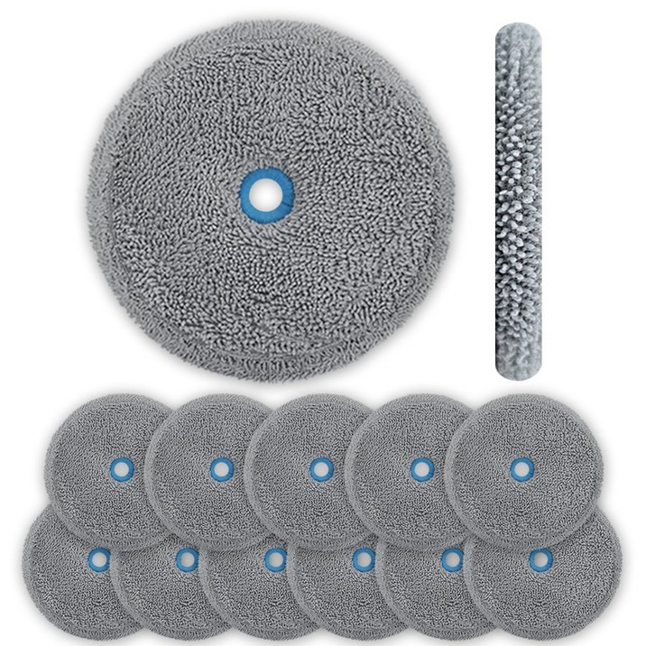 다온 걸레 에브리봇 삼성제트 호환 물걸레 쓰리스핀 엣지 청소기 청소포 극세사 패드 회색