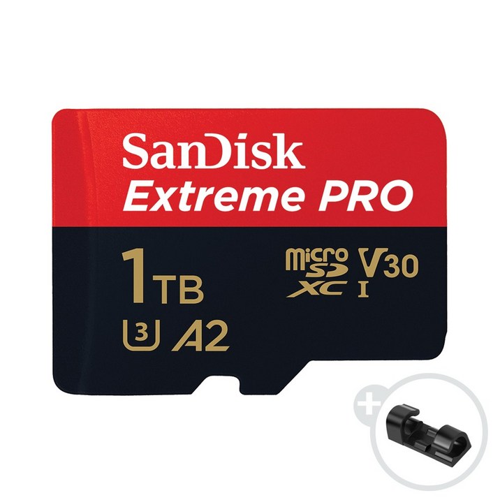 샌디스크 익스트림 프로 마이크로 SD 카드 + 데이터 클립, 1TB 20230420