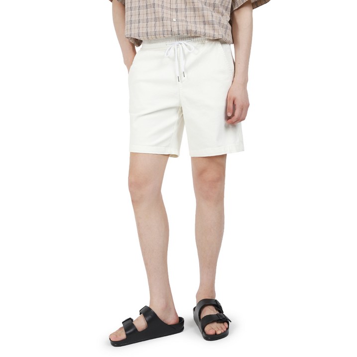 다꾸앙 남성용 면 밴딩 반바지 C07G8ph2126