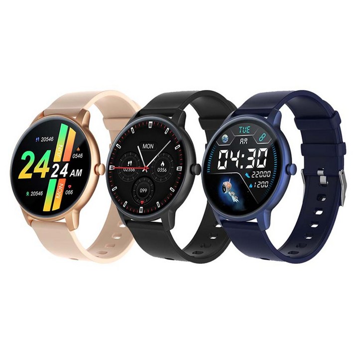 젤센 스마트워치 에어엑스워치2 스마트 시계 웨어러블 밴드 블루투스 전자 손목워치, AIRXWATCH2블랙