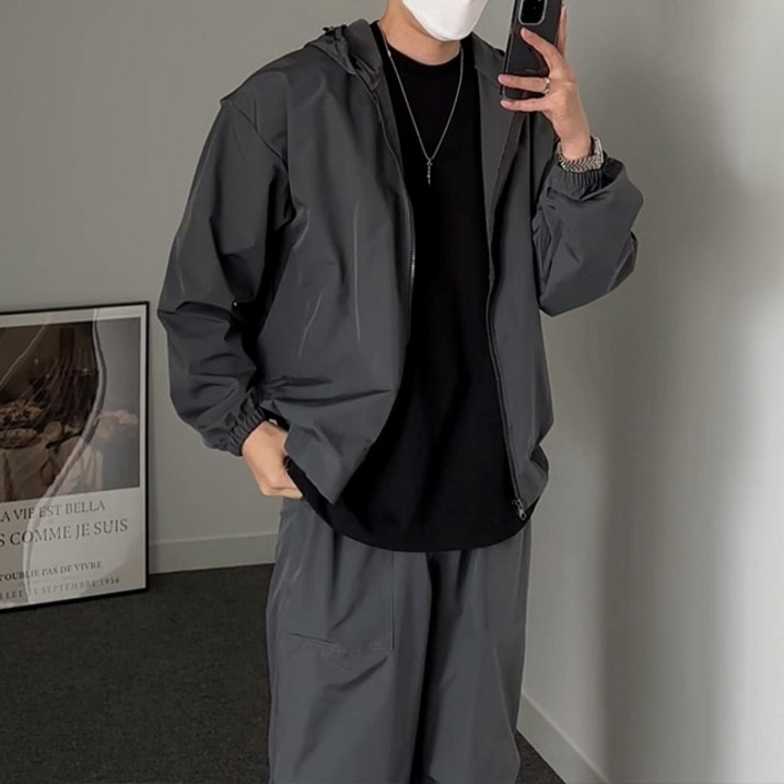 치트키 세이지 바람막이 후드 자켓 치트키 세이지 바람막이 후드 자켓