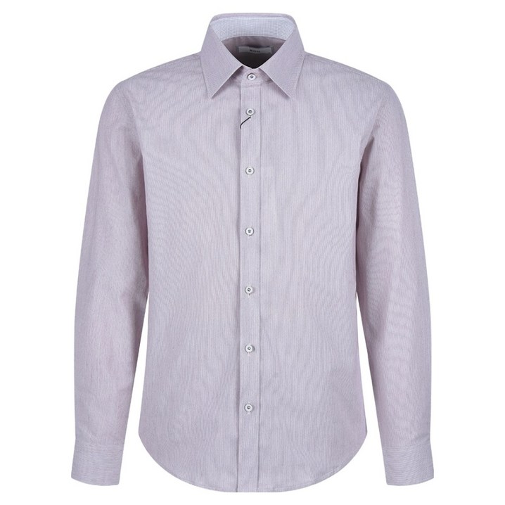 BON 남성용 멜란지 면 스판 세미 드레스 셔츠 BN2SBA358RE