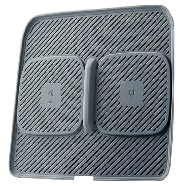 메이튼 기아 타스만 튜닝 용품 무선충전 타스로드 실리콘 패드, 그레이, 단일상품