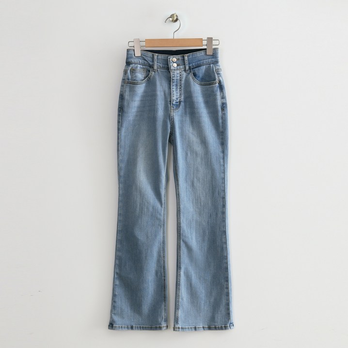 로엠 여성용 Fit me 롱 부츠컷 데님