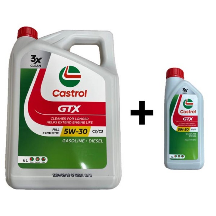 캐스트롤 GTX SP C3 5W30 6L 1개 1L 1개 디젤 엔진오일