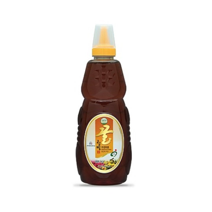 야생화꿀 1kg 한국양봉농협 천연벌꿀 진짜꿀 잡화청 잡꿀, 1개, 1kg