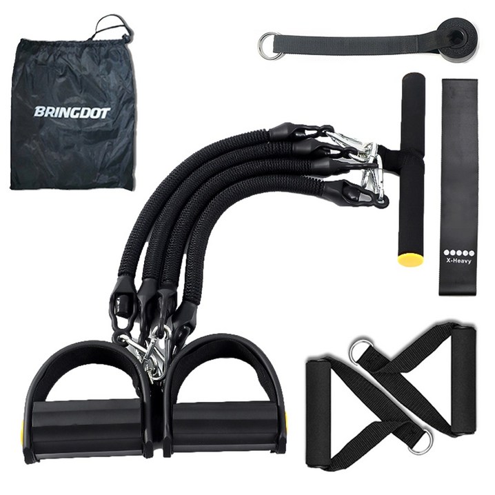 브링닷 전신 로잉밴드 세트 4선  루프밴드, 단일색상, 1세트