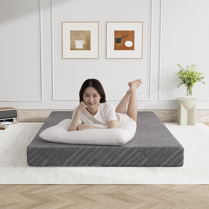 모모홈 메모리폼 매트리스 캠핑차량용원룸 휴대용 통기성솜재질