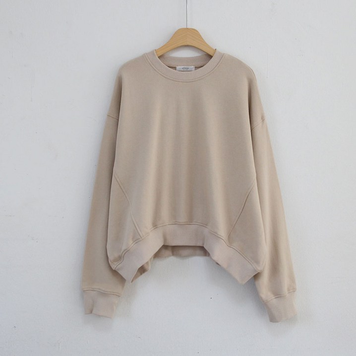 오버핏 가오리 맨투맨