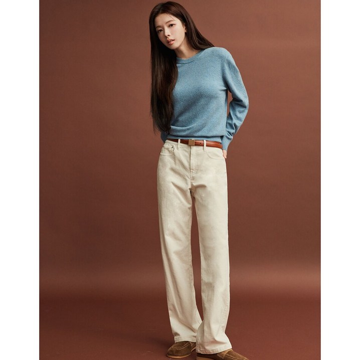 지오다노 노정의 여자 코듀로이 스트레이트 팬츠 05415912