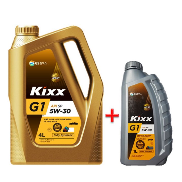 KIXX G1 5W30 SP 4L 1개 1L 가솔린 엔진오일, 1개, KIXX G1 5W304L 1개 1L1개