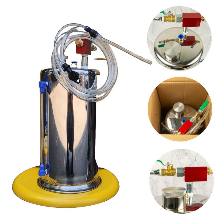 6리터 대용량 오일흡입기 다용도 석션기 브레이크 오일 진공 흡입기 교환기, 1개