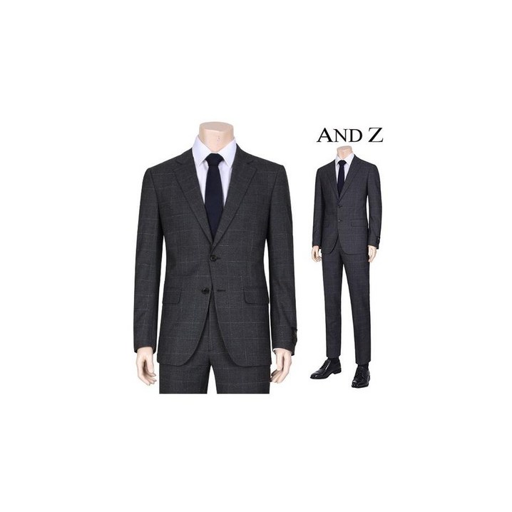 앤드지 그레이 윈도우체크 정장세트 BZA4SB1106BZA4SP1106