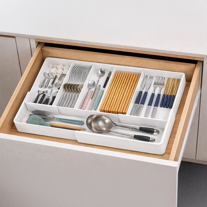 메오 주방 분리 조절 파티션 서랍수납 정리함