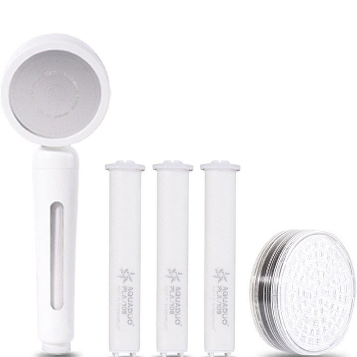 아쿠아듀오 프리미엄 필터 샤워기 SFS580  PLA 필터 3p  ACF헤드필터 세트, 1세트