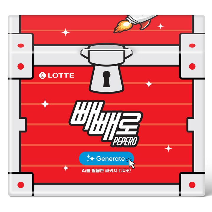 [천백만원 캐쉬백] 빼빼로 럭키박스 12p 세트 531g, 1세트, 초코 빼빼로 3p + 아몬드 3p + 초코필드 2p + 크런키 2p + 화이트쿠키 + 초코쿠키