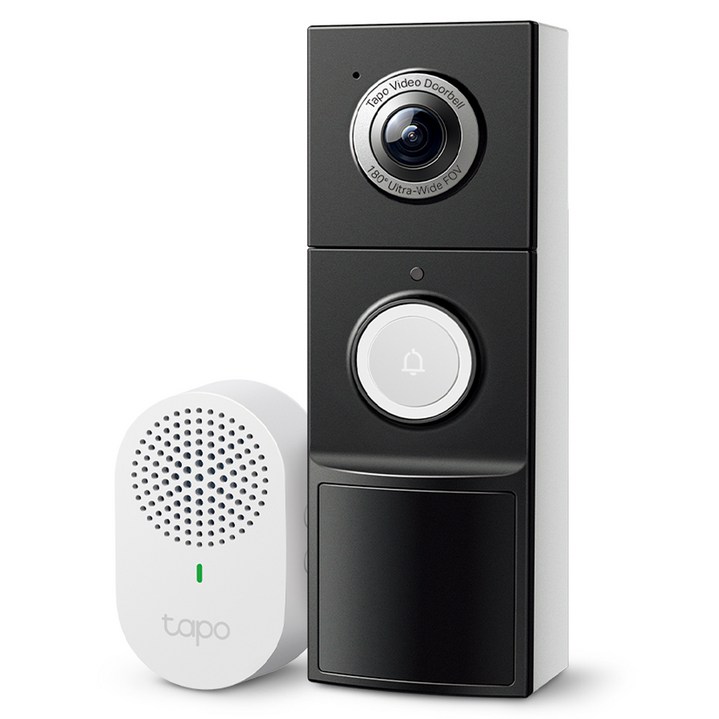 타포 500만화소 비디오 도어벨  차임벨 세트 Tapo D235, TAPO D235도어벨TAPO D100C차임벨