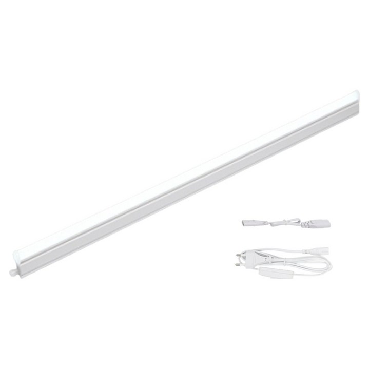 비츠온 와이드 LED T5 1200mm 40W + 연결선 + 스위치 전원선 1.5m 세트, 주광색