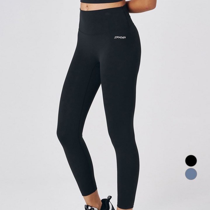 스파이더 여성용 트레이닝 로고 레깅스
