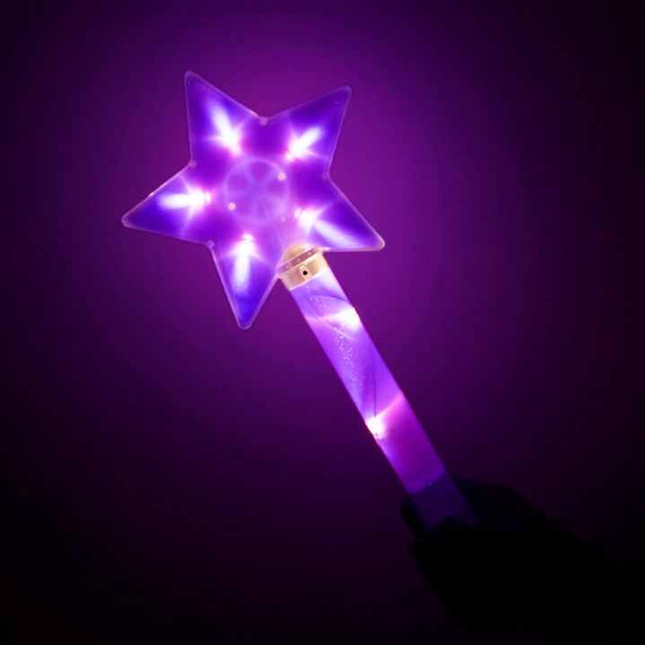파티짱 LED 별봉, 퍼플, 1개