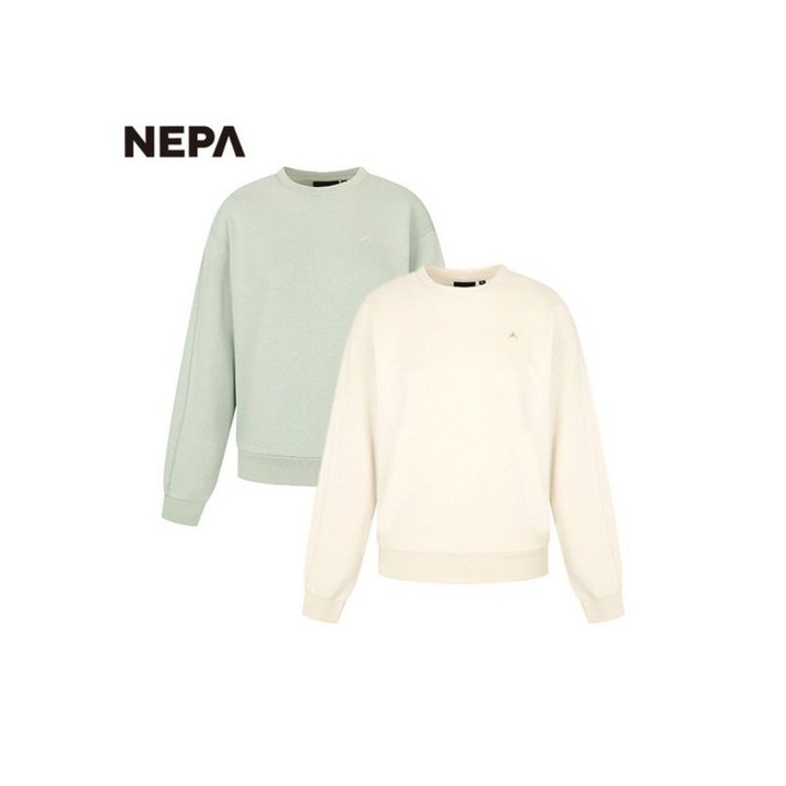 네파 여성 에센셜 C P 크롭 맨투맨 7J65363