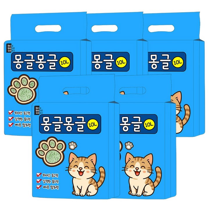 마마쇼 고양이모래 몽글몽글 두부모래 모음