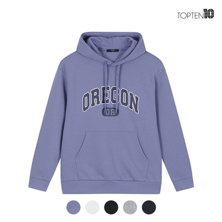 탑텐 탑텐  남성 더블니트 스웨트 후드 티셔츠_MSC3TH1902