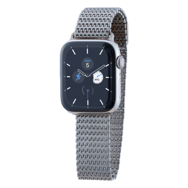 비브 애플워치 기어 메탈 스트랩, 실버