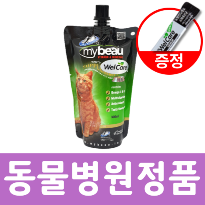 마이뷰 캣 고양이 종합영양제 300ml + 유산균 셋트 [동물병원 정품]