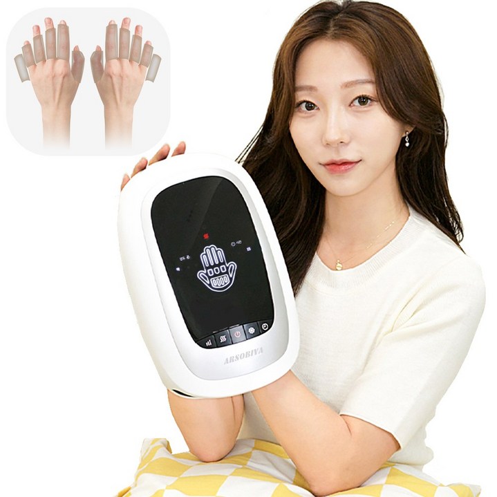 [추석 할인]ARSOBIYA 핸드케어 손마사지기 무선 온열 손목 손가락분리형 안마기