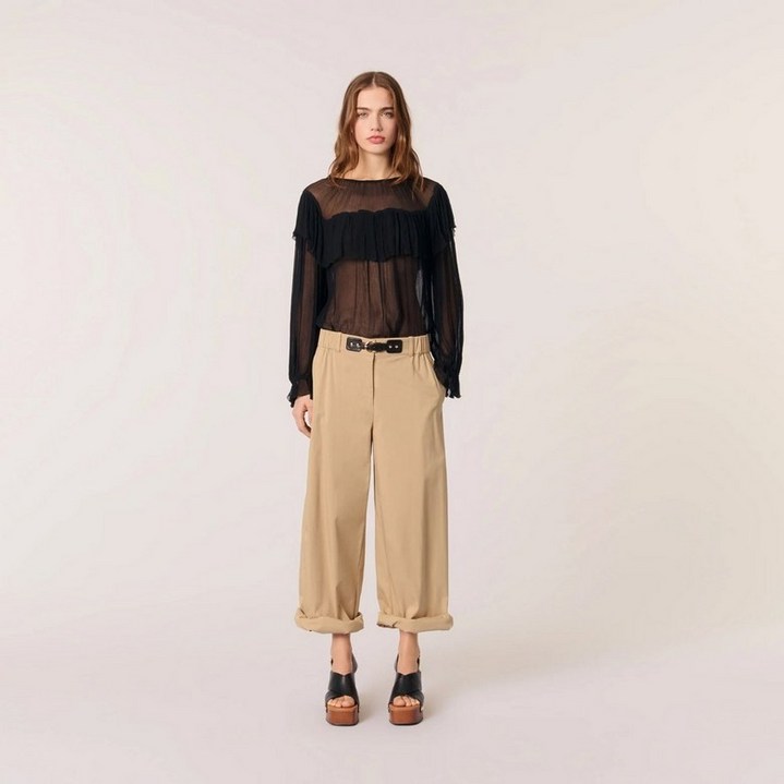 마쥬 30 러플 쉬폰 블라우스SIIQ969043