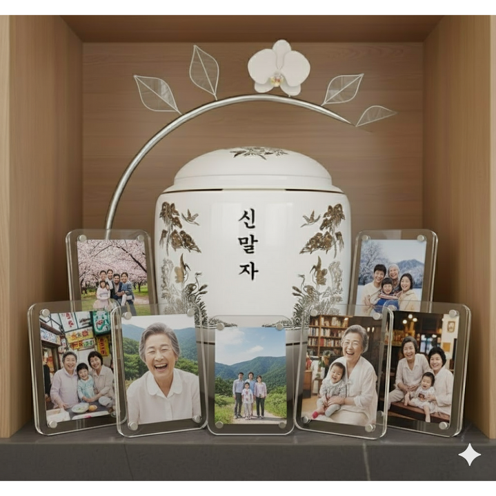 픽스캐치 미니 아크릴 납골당 추모 액자