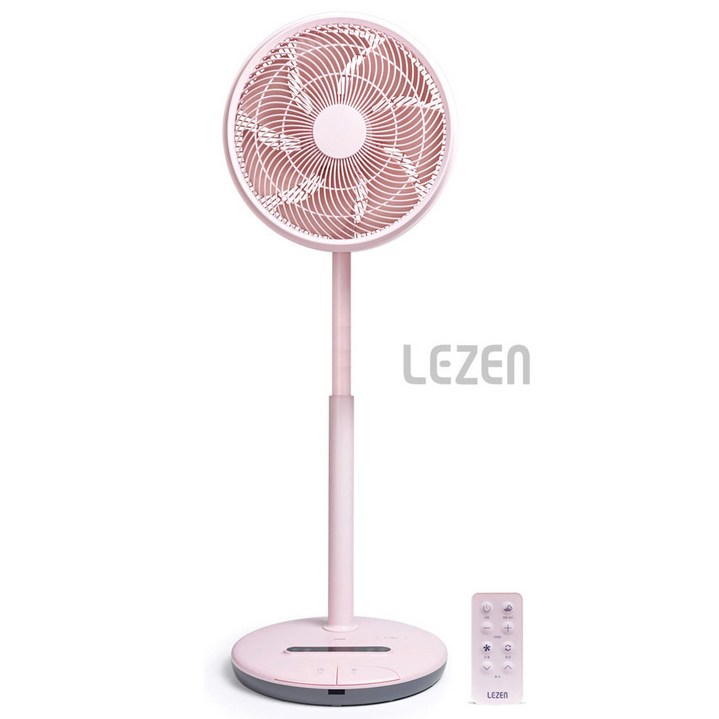 르젠 프리미엄 저소음 BLDC모터 서큘레이터 에코기능 발터치 리모컨 키높이 선풍기