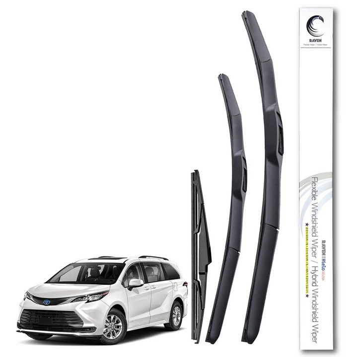레이븐 토요타 시에나 와이퍼 운전석조수석 세트 700500 3세대 4세대