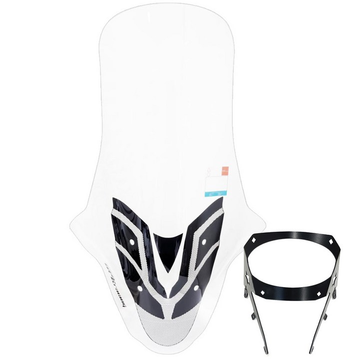 18-25년 PCX 롱스크린 브라켓 세트(98cm/옵션/BPK로고), 1세트