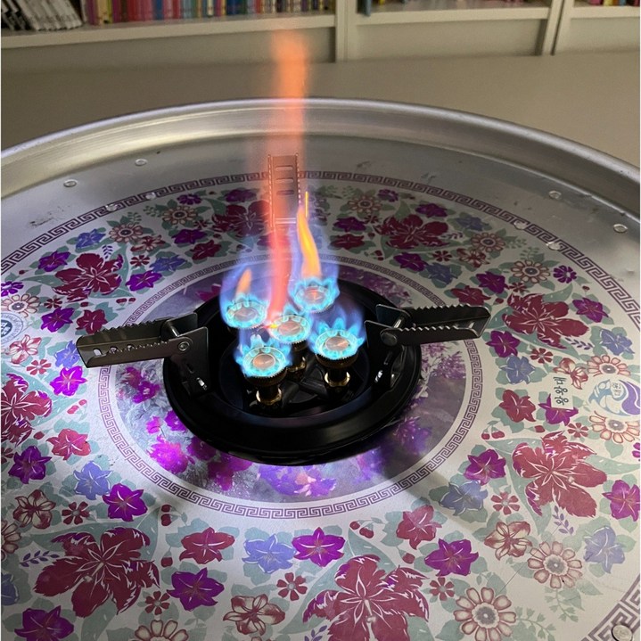 늘그대 삼초낭만상 양은밥상 igt 캠핑테이블 버너테이블 캠핑버너