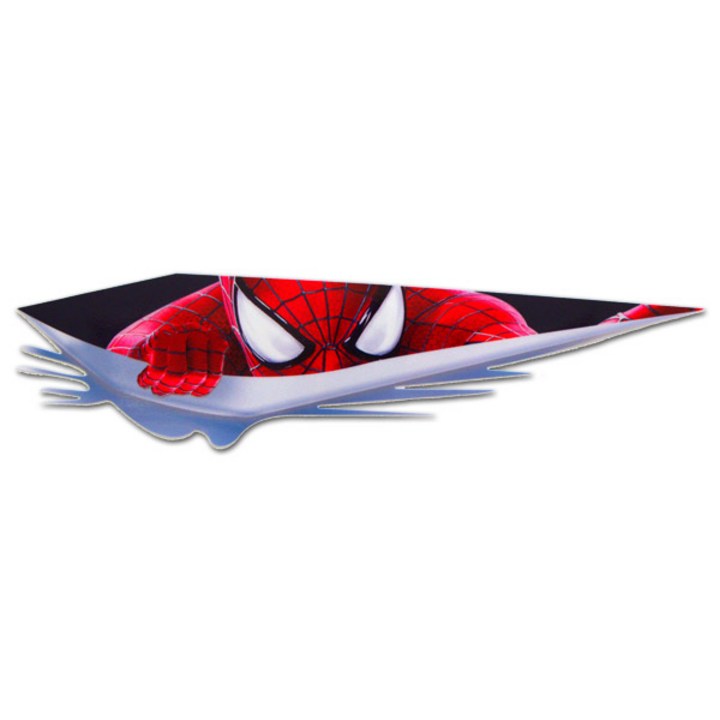 자동차흠집스티커 티몰 3D입체 차량용 스포츠 패션 스티커 로고 베이비 C. C12. 로고모음02(반사), A05. 스파이더맨(반사지), 1개