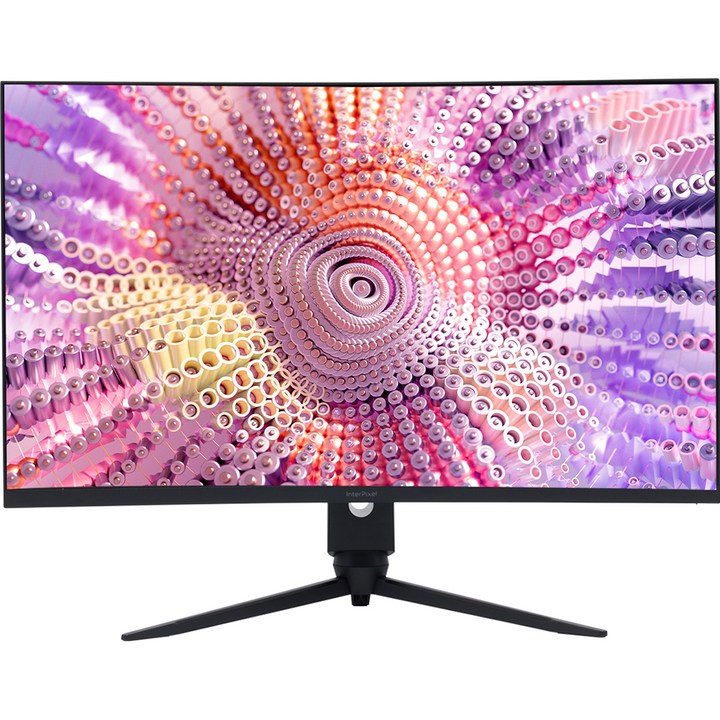 인터픽셀 80.01cm QHD 리얼 165Hz FAST VA 멀티스탠드 게이밍 커브드 무결점 모니터, IPQ3245