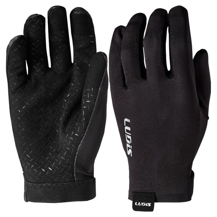 루디스 라이딩 자전거 바이크 장갑 좌우세트 LGUD5001, 블랙, 1세트