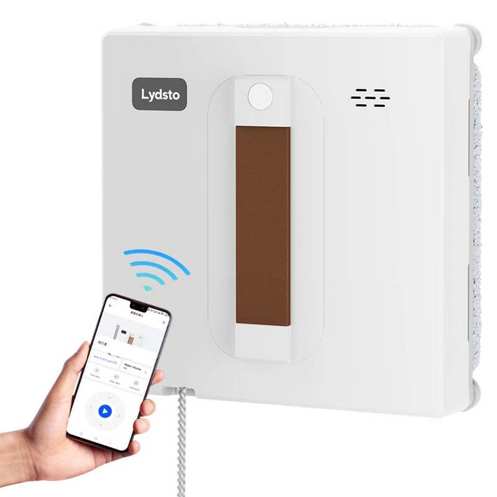 라이드스토 Lydsto 스마트 자동 물분수 유리창 로봇 청소기 WL07, 화이트 라이드스토 Lydsto 스마트 자동 물분수 유리창 로봇 청소기 WL07, 화이트