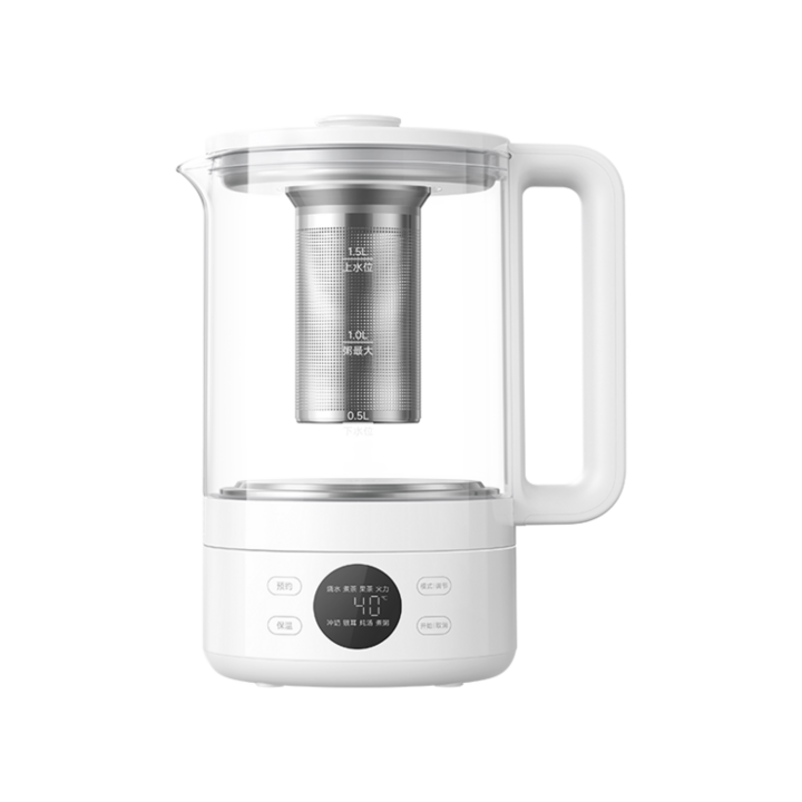 Xiaomi Mijia 다기능 건강 보존 냄비 S1 전기 주전자 1000W 316L 스테인레스 스틸 높은 붕규산 유리 바디