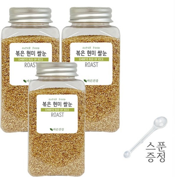 볶아서 더 고소한 볶은 현미쌀눈 / 볶음쌀눈 / 볶음현미쌀눈 국내산 볶은쌀눈 100%, 3개, 100g 6468171614